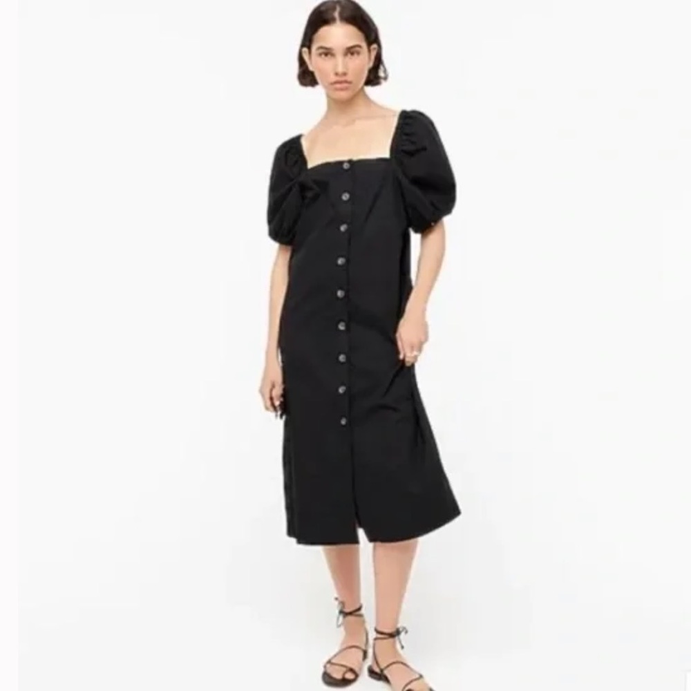 J. Crew Black Cottage Dress